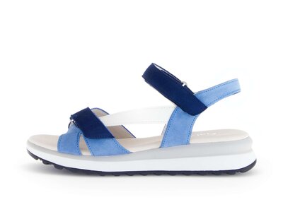 Sandalo con cinturino blu