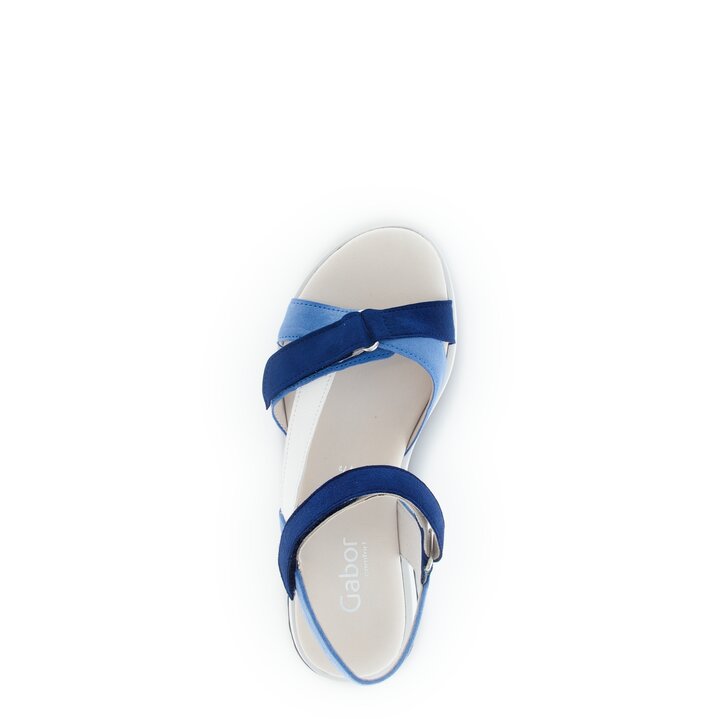 Riemchensandale blau #5