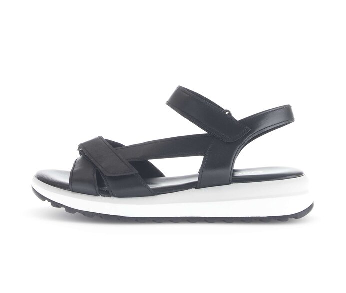 Sandal met riempjes zwart #0