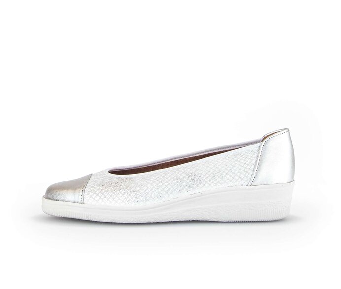 Sportieve ballerina zilver #0