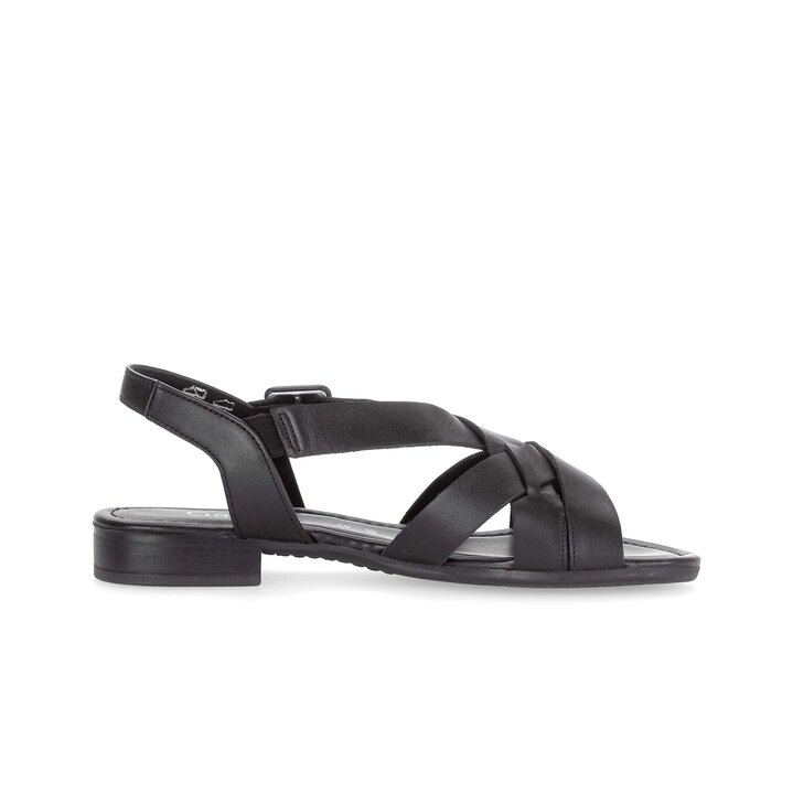 Riemchensandale schwarz #1