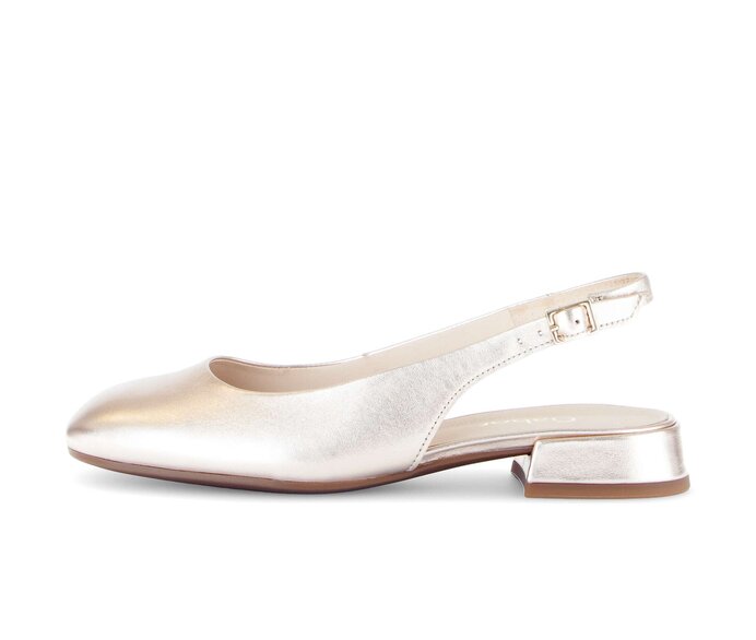 Sling-back goud #0