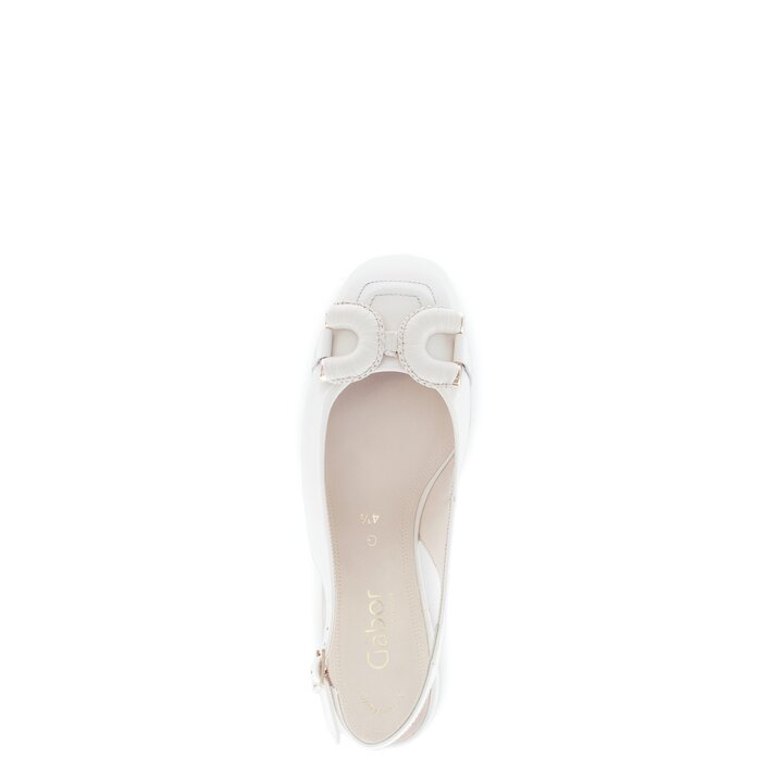 Slingpumps creme #5