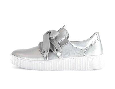 Sneakers basse argento