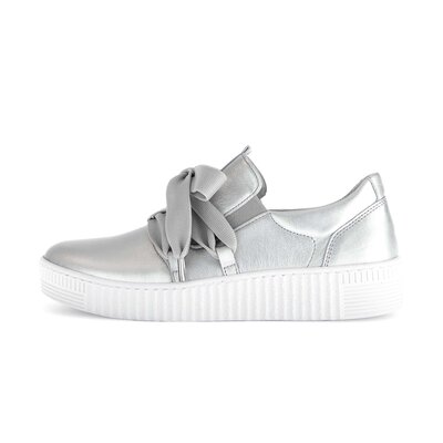 Lage sneaker zilver