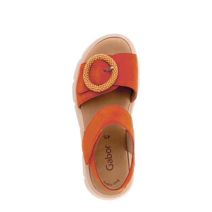 Plateau Sandale orange #5