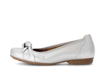 Ballerina sportiva argento