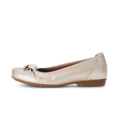 Sportiga ballerinor guld