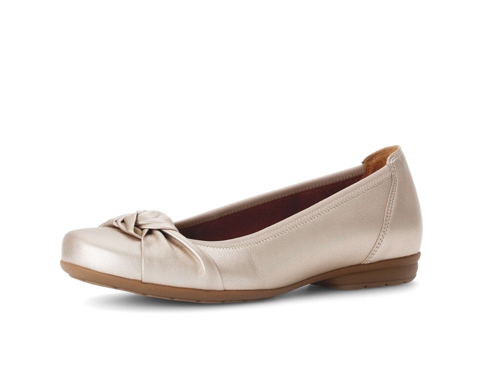 Ballerines Élégantes Pour Femmes En Cuir Synthétique Avec Nœud Et Bord Pailleté - Chaussures Basses Slip-On Confortables Noir Argent Beige Blanc Or