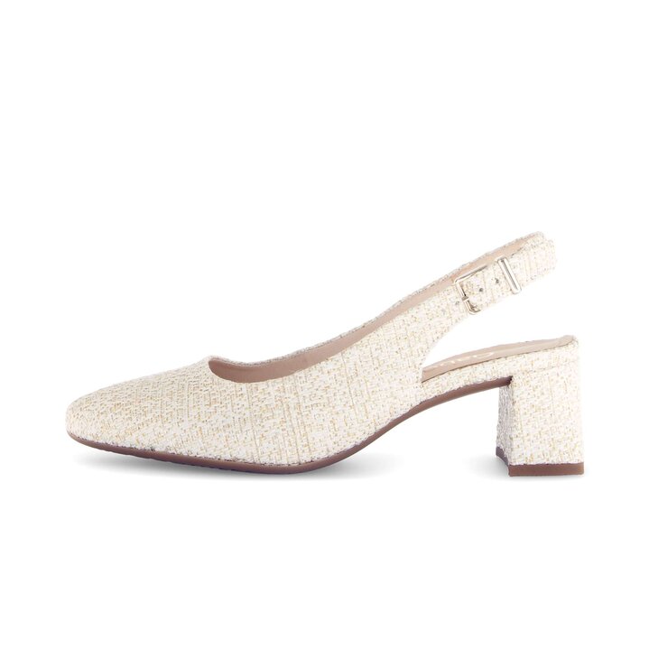 Slingpumps creme #0