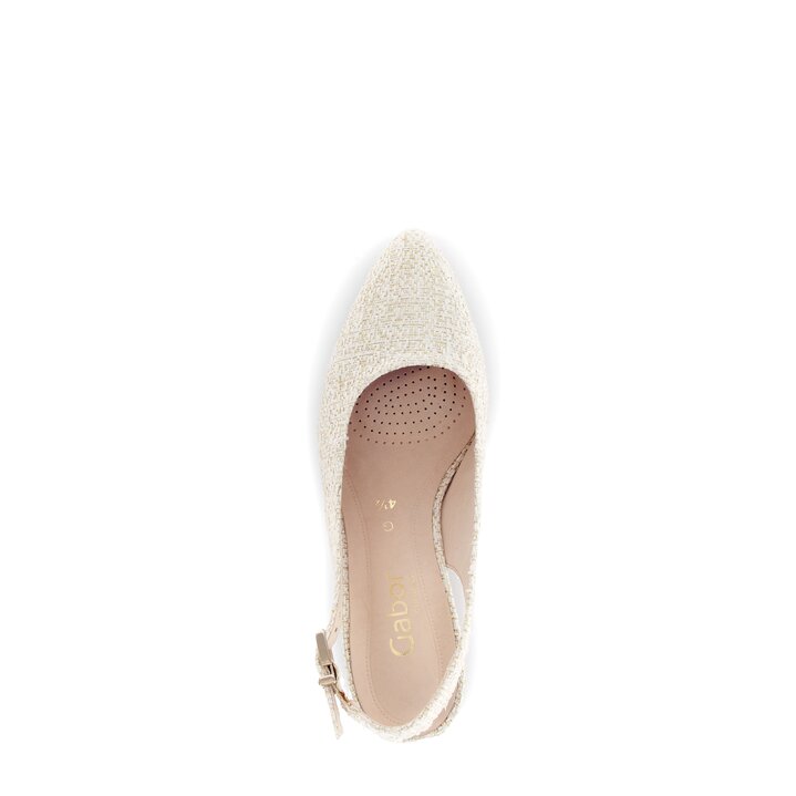 Slingpumps creme #5