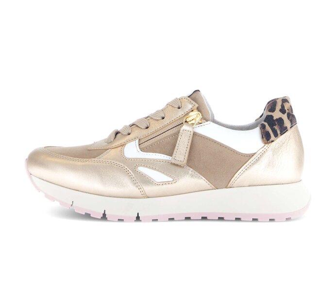 Lage sneaker goud #0
