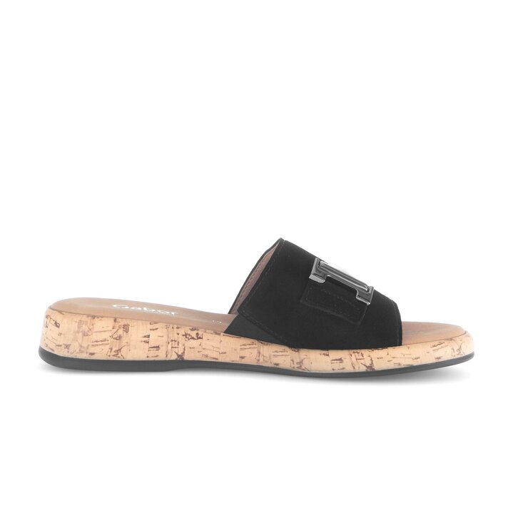 Pantolette schwarz #1