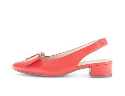 Slingback rosso