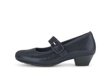 Spangenpumps blau