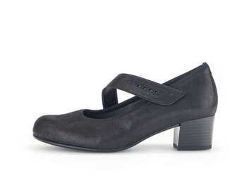 Décolleté con cinturino nero