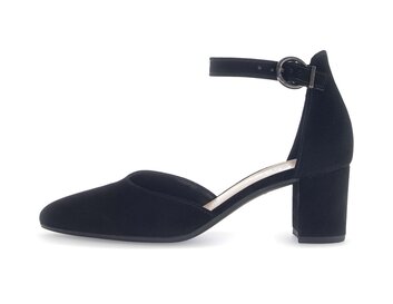 Décolleté con cinturino nero