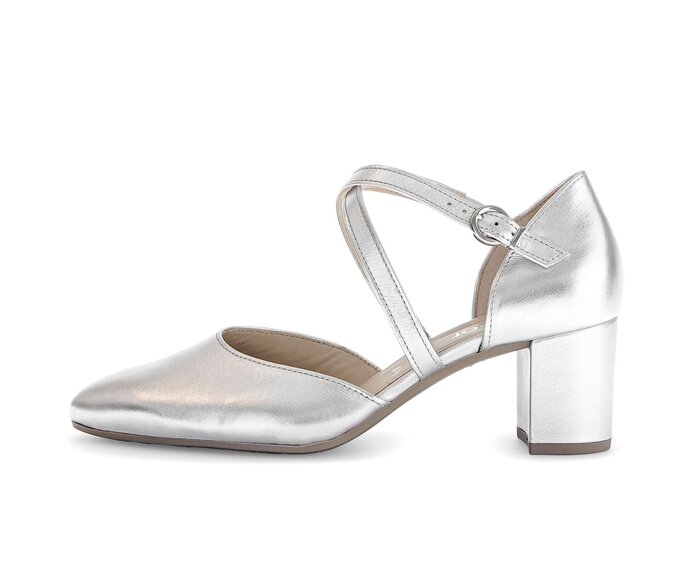 Spangenpumps silber #0