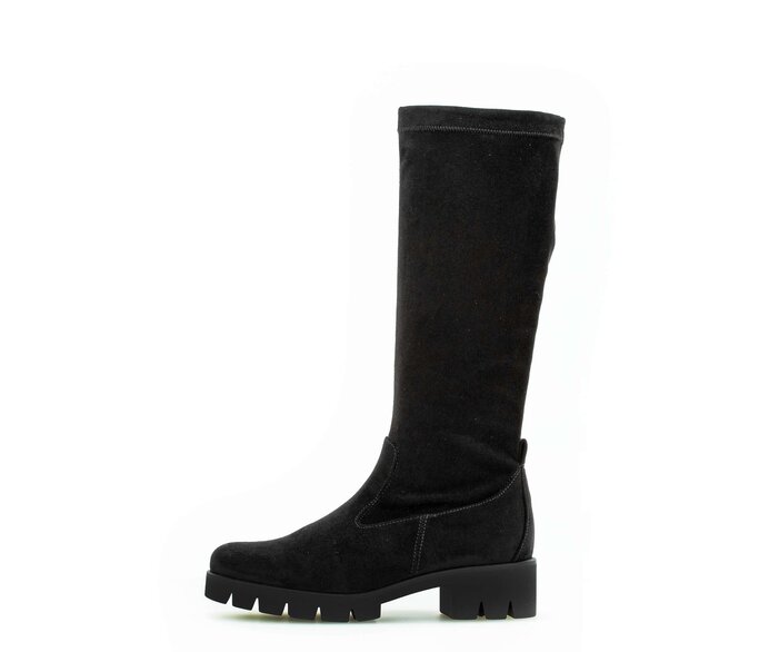 Plateau Stiefel schwarz #0