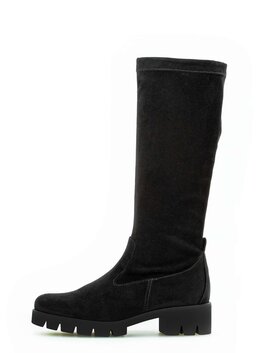 Stivali con plateau nero