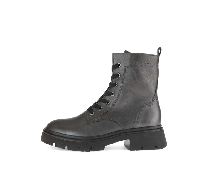 Schnürstiefelette silber #0