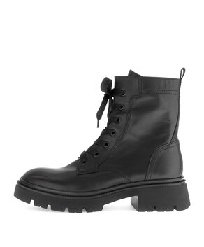 Schnürstiefelette schwarz