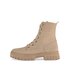 Schnürstiefelette beige