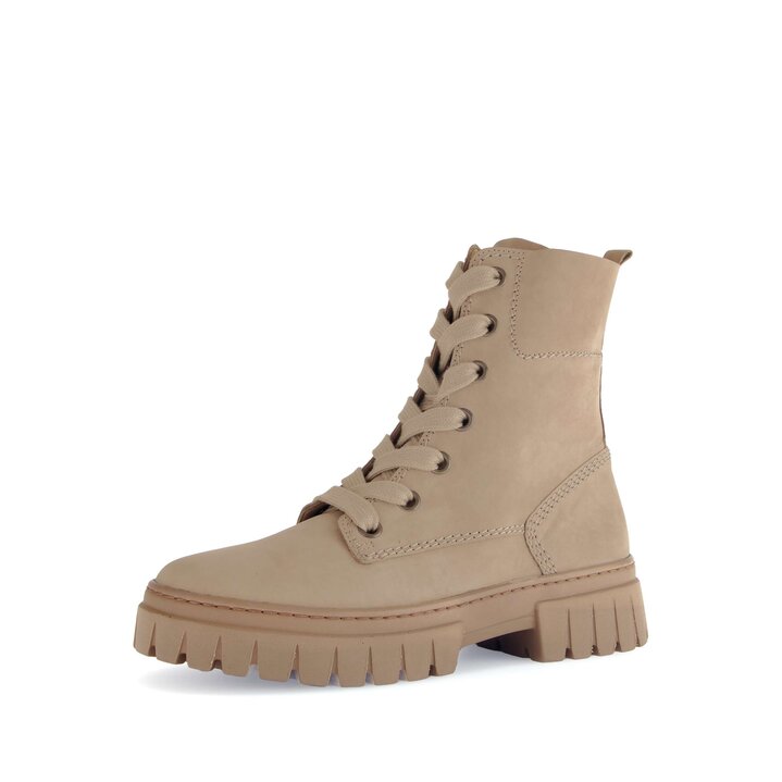 Schnürstiefelette beige #2