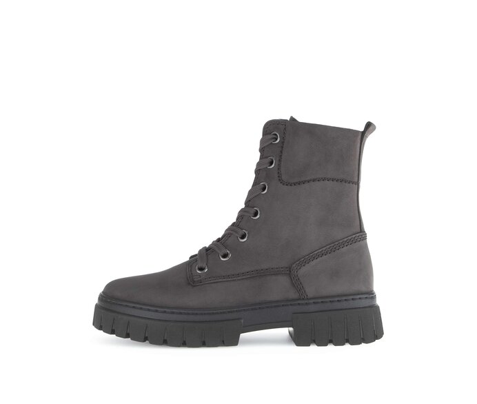 Schnürstiefelette Grau #0