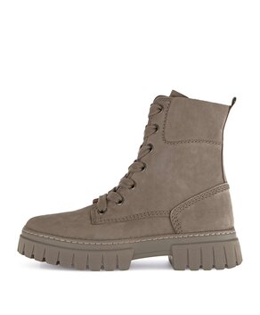 Schnürstiefelette grau