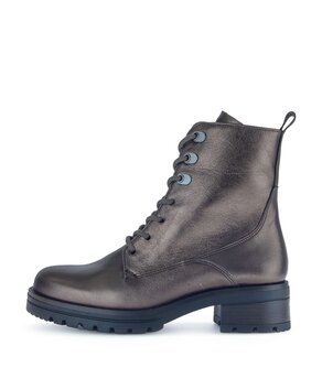 Schnürstiefelette bronze
