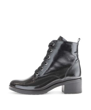 Schnürstiefelette schwarz