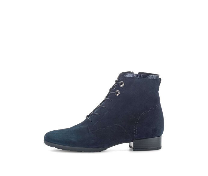 Bottine à lacets bleu #0