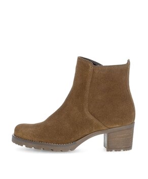 Stivaletto con plateau marrone