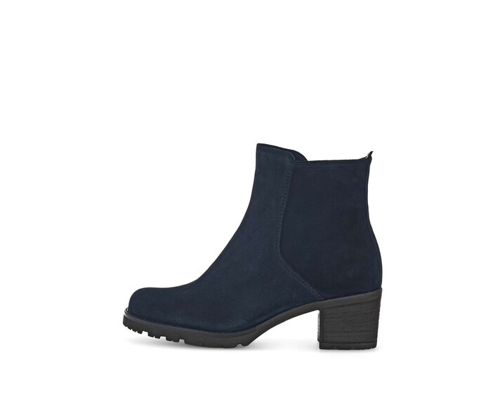 Enkellaarsjes op plateau blauw #0