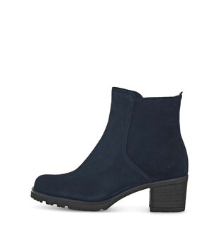 Enkellaarsjes op plateau blauw