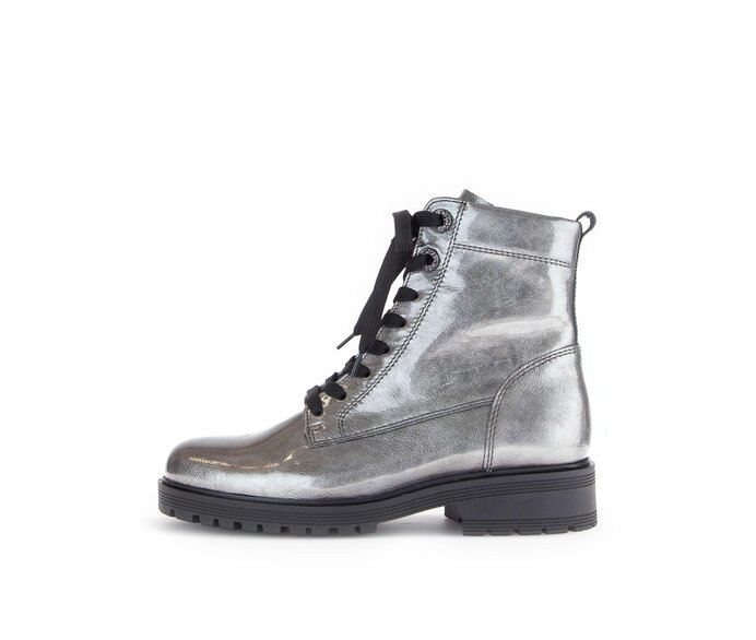 Schnürstiefelette grau #0