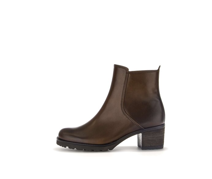 Stivaletto con plateau marrone #0