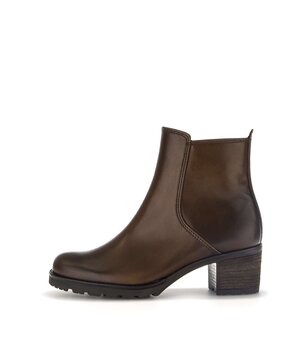 Stivaletto con plateau marrone
