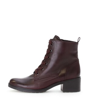 Stivaletto stringato rosso