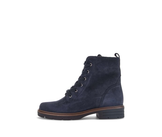 Schnürstiefelette Blau #0