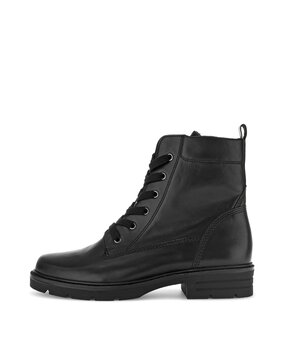 Schnürstiefelette schwarz