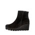Bottine plateau noir