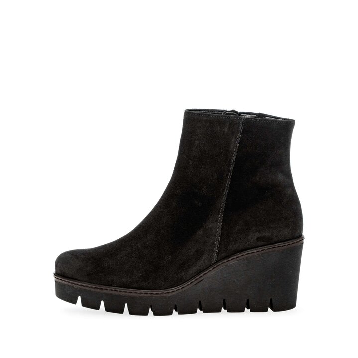 Bottine plateau noir #0