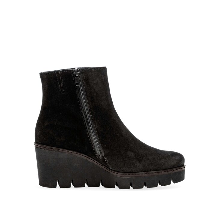 Bottine plateau noir #1