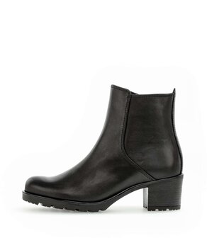 Stivaletto con plateau nero