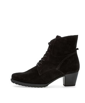 Schnürstiefelette schwarz