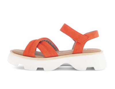 Sandalo con cinturino arancione