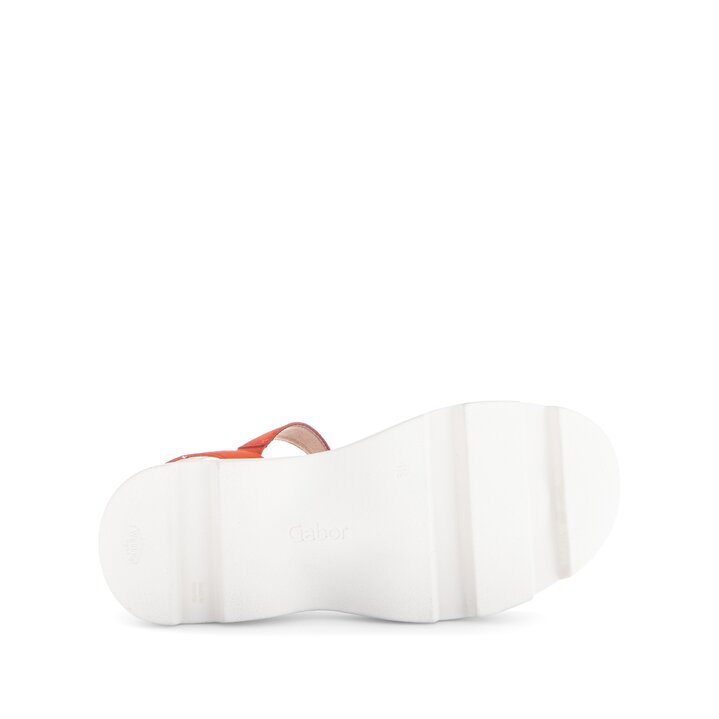 Sandale à bride orange #4