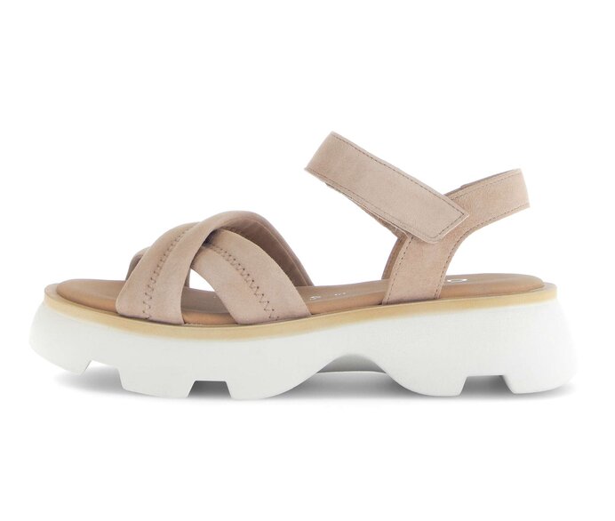 Riemchensandale beige #0